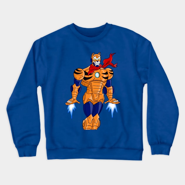 Iron Tiger Crewneck Sweatshirt by GoAaronArtPower